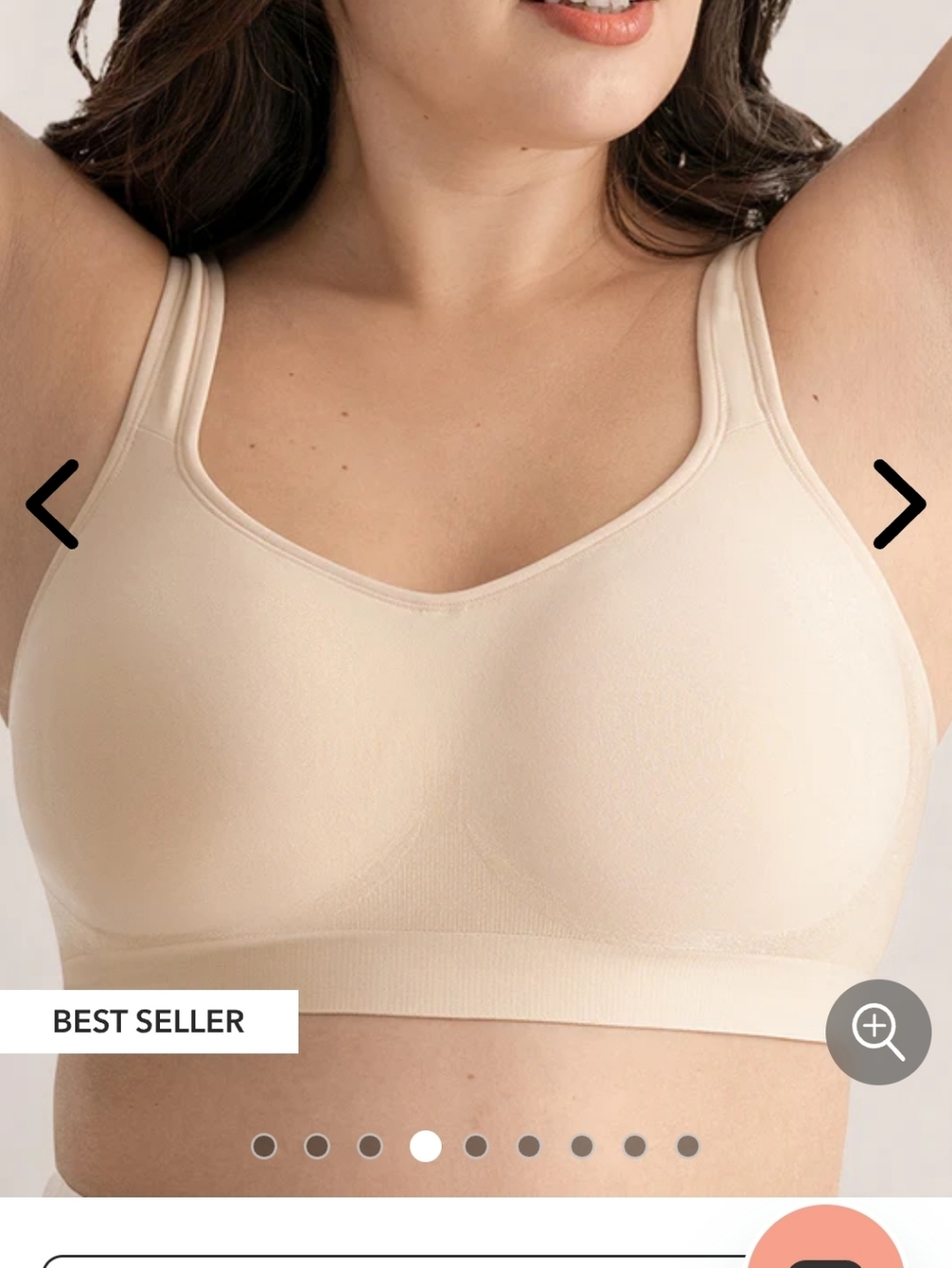 Truekind Daily Comfort Wireless Shaper Bra - Chai / L